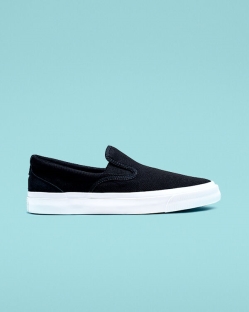 Converse One Star CC Férfi Slip On Fekete/Fehér | UTELQHV-HU